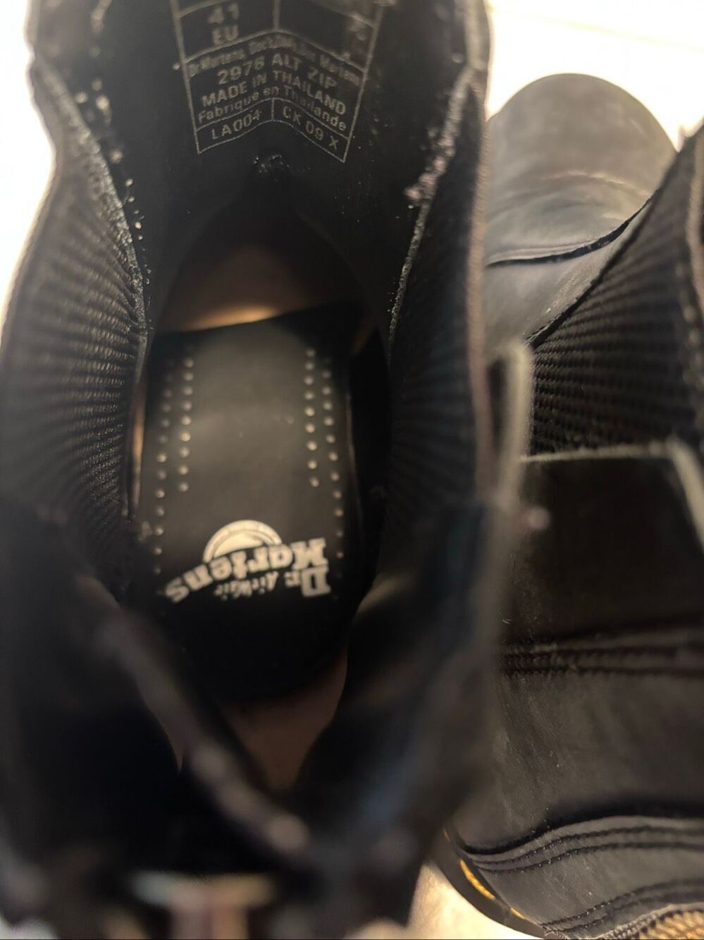Dr. Martens Black Leather Boots - Picture 2 of 4
